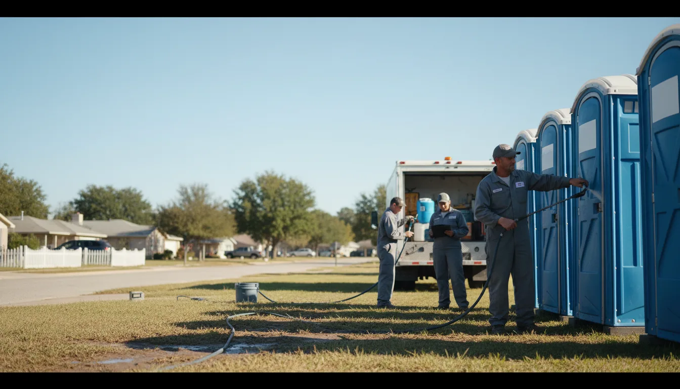 Long-Term Portable Toilet Rental in Sheridan, IL near me